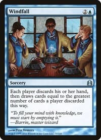 Windfall - Commander - Magic: The Gathering card