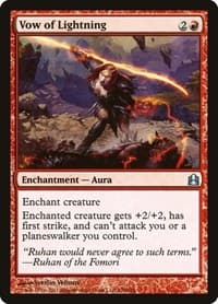 Vow of Lightning - Commander - Magic: The Gathering card