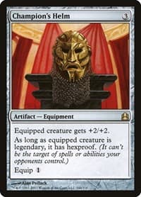 Champion's Helm - Commander - Magic: The Gathering card