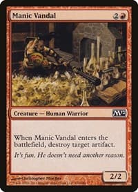 Manic Vandal - Magic 2012 (M12) - Magic: The Gathering card