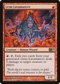 Grim Lavamancer - Magic 2012 (M12) - Magic: The Gathering card