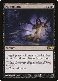 Monomania - Magic 2012 (M12) - Magic: The Gathering card