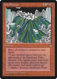 Jokulhaups - Ice Age - Magic: The Gathering card