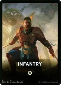 Infantry Theme Card - The Brothers' War - Magic: The Gathering card