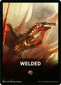 Welded Theme Card - The Brothers' War - Magic: The Gathering card