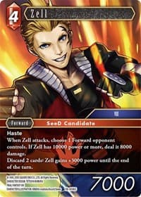 Zell - Resurgence of Power - Final Fantasy TCG card