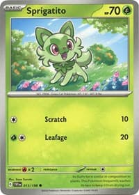 Sprigatito - SV01: Scarlet & Violet Base Set - Pokemon card