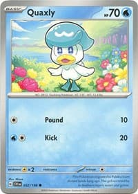 Quaxly - SV01: Scarlet & Violet Base Set - Pokemon card