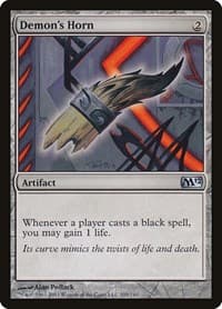 Demon's Horn - Magic 2012 (M12) - Magic: The Gathering card