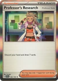Professor's Research [Professor Sada] - SV01: Scarlet & Violet Base Set - Pokemon card