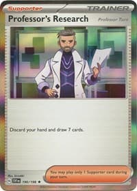 Professor's Research [Professor Turo] - SV01: Scarlet & Violet Base Set - Pokemon card
