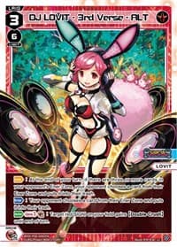 DJ LOVIT - 3rd Verse - ALT - Welcome Back Diva -selector- - WIXOSS card
