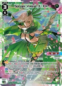 Sanga, Vogue 3 - EX - Welcome Back Diva -selector- - WIXOSS card