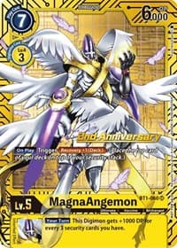 MagnaAngemon - BT1-060 (2nd Anniversary Card Set) - Release Special Booster 1.0 - Digimon Card Game card