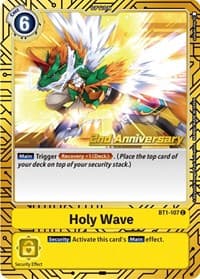 Holy Wave (2nd Anniversary Card Set) - Release Special Booster 1.0 - Digimon Card Game card
