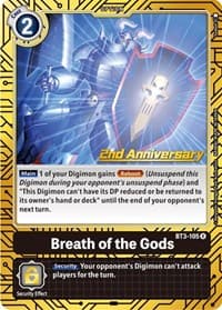 Breath of the Gods (2nd Anniversary Card Set) - Release Special Booster 1.0 - Digimon Card Game card