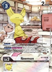 Neemon (2nd Anniversary Frontier Card) - Next Adventure - Digimon Card Game card