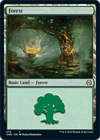 Forest (276) - Phyrexia: All Will Be One - Magic: The Gathering card