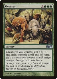 Overrun - Magic 2012 (M12) - Magic: The Gathering card