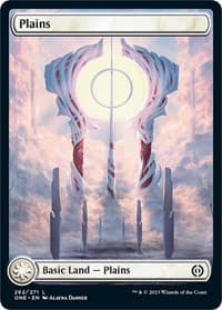 Plains (262) - Full Art - Phyrexia: All Will Be One - Magic: The Gathering card