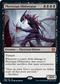 Phyrexian Obliterator - Phyrexia: All Will Be One - Magic: The Gathering card
