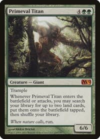 Primeval Titan - Magic 2012 (M12) - Magic: The Gathering card