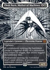 Elesh Norn, Mother of Machines (Borderless) - Phyrexia: All Will Be One - Magic: The Gathering card