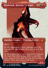 Urabrask, Heretic Praetor (Concept Praetor) - Phyrexia: All Will Be One - Magic: The Gathering card