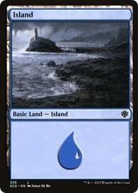 Island (338) - Starter Commander Decks - Magic: The Gathering card