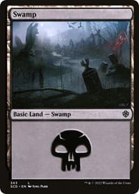 Swamp (343) - Starter Commander Decks - Magic: The Gathering card