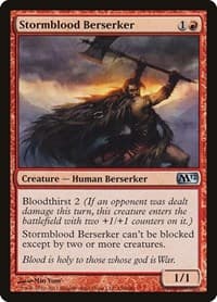 Stormblood Berserker - Magic 2012 (M12) - Magic: The Gathering card