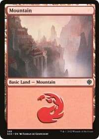 Mountain (346) - Starter Commander Decks - Magic: The Gathering card