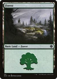Forest (351) - Starter Commander Decks - Magic: The Gathering card