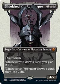 Sheoldred, the Apocalypse (Concept Praetor) - Phyrexia: All Will Be One - Magic: The Gathering card