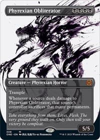 Phyrexian Obliterator (Showcase) - Phyrexia: All Will Be One - Magic: The Gathering card