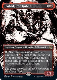 Slobad, Iron Goblin (Showcase) - Phyrexia: All Will Be One - Magic: The Gathering card