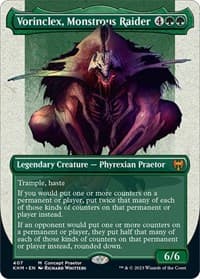 Vorinclex, Monstrous Raider (Concept Praetor) (Step-and-Compleat Foil) - Phyrexia: All Will Be One - Magic: The Gathering card