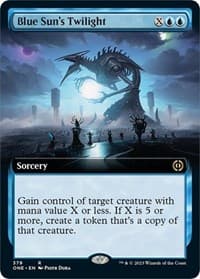 Blue Sun's Twilight (Extended Art) - Phyrexia: All Will Be One - Magic: The Gathering card
