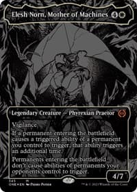 Elesh Norn, Mother of Machines (Oil Slick Raised Foil) - Phyrexia: All Will Be One - Magic: The Gathering card
