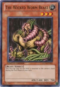 The Wicked Worm Beast - Gold Series 4: Pyramids Edition - YuGiOh card