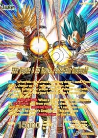 Trunks // SSB Vegeta & SS Trunks, Father-Son Onslaught - Collector's Selection Vol. 3 - Dragon Ball Super: Masters card