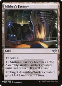 Mishra's Factory (MH2) - The List Reprints - Magic: The Gathering card