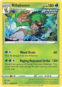 Rillaboom - SWSH277 - SWSH: Sword & Shield Promo Cards - Pokemon card