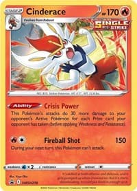 Cinderace - SWSH278 - SWSH: Sword & Shield Promo Cards - Pokemon card