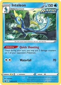 Inteleon - SWSH279 - SWSH: Sword & Shield Promo Cards - Pokemon card