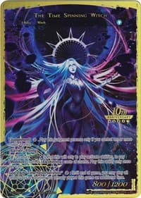 The Time Spinning Witch // Unbound Princess of Time, Kaguya (Bottom) - 10th Anniversary: Ruler Collection Set - Force of Will card