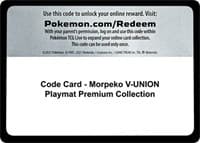 Code Card - Morpeko V-UNION Playmat Premium Collection - SWSH: Crown Zenith - Pokemon card