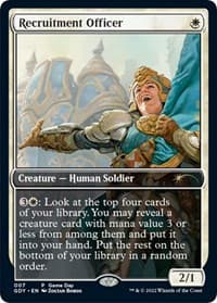 Recruitment Officer - Game Day & Store Championship Promos - Magic: The Gathering card