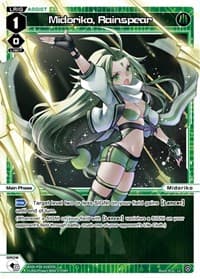 Midoriko, Rainspear - Welcome Back Diva -selector- - WIXOSS card