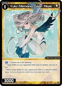 Yuki//Memoria, Code: Maze - Welcome Back Diva -selector- - WIXOSS card